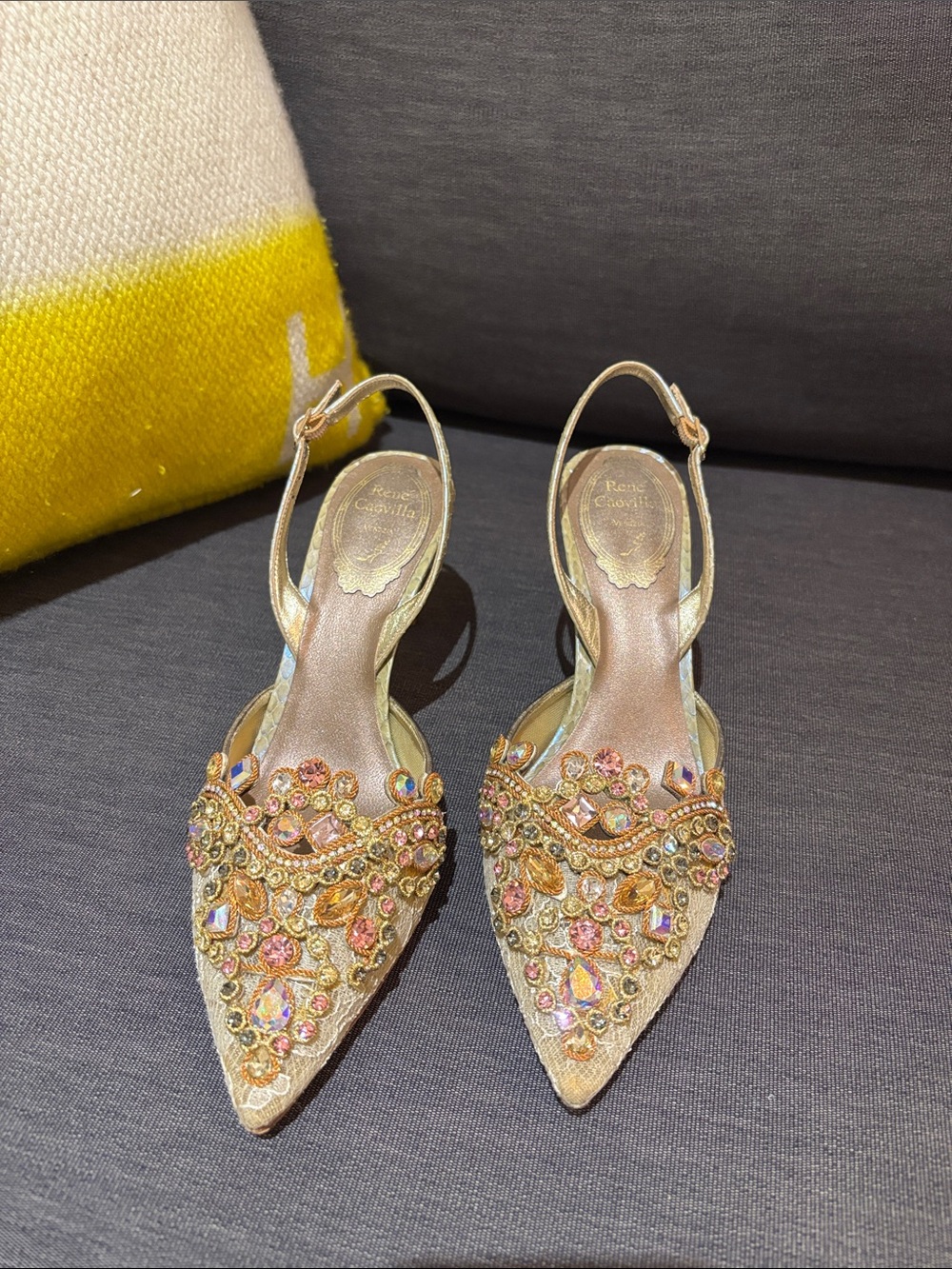 Rene Caovilla Slingback Pumps - Picture 1 of 4